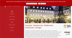 Desktop Screenshot of koblenzguitarfestival.de